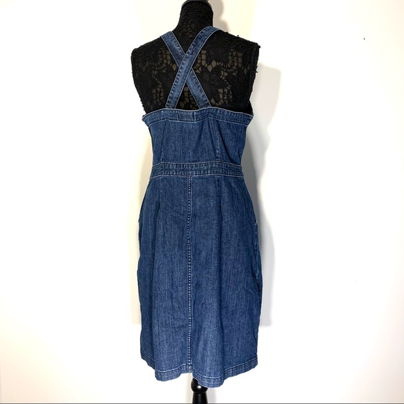 SOLD Universal Thread Denim Bib Dress - Picture 4 of 11